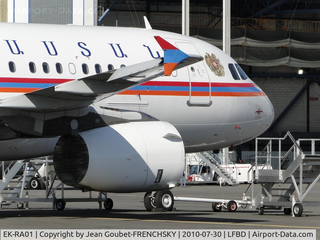 EK-RA01, 1998 Airbus A319-132 C/N 0913, Armenian Gvt