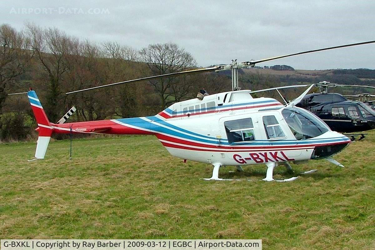 G-BXKL, 1980 Bell 206B JetRanger II C/N 3006, Bell 206B-3 Jet Ranger III [3006] Cheltenham~G 12/03/2009