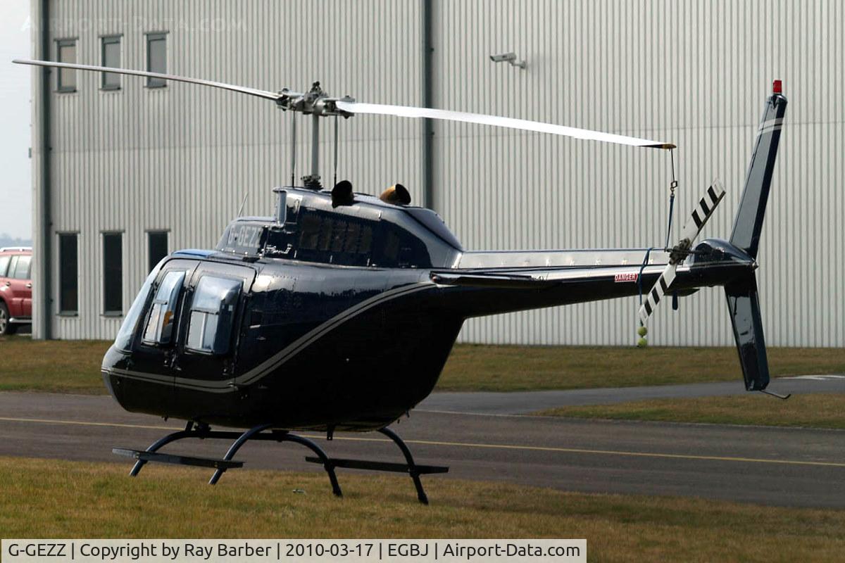 G-GEZZ, 1974 Bell 206B JetRanger II C/N 1301, Bell 206B-2 Jet Ranger II [1301] Staverton~G 17/03/2010
