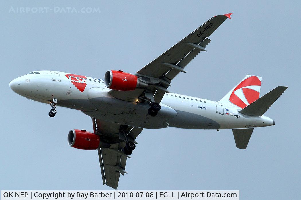 OK-NEP, 2008 Airbus A319-111 C/N 3660, Airbus A319-112 [3660] (CSA Czech Airlines) Home~G 08/07/2010