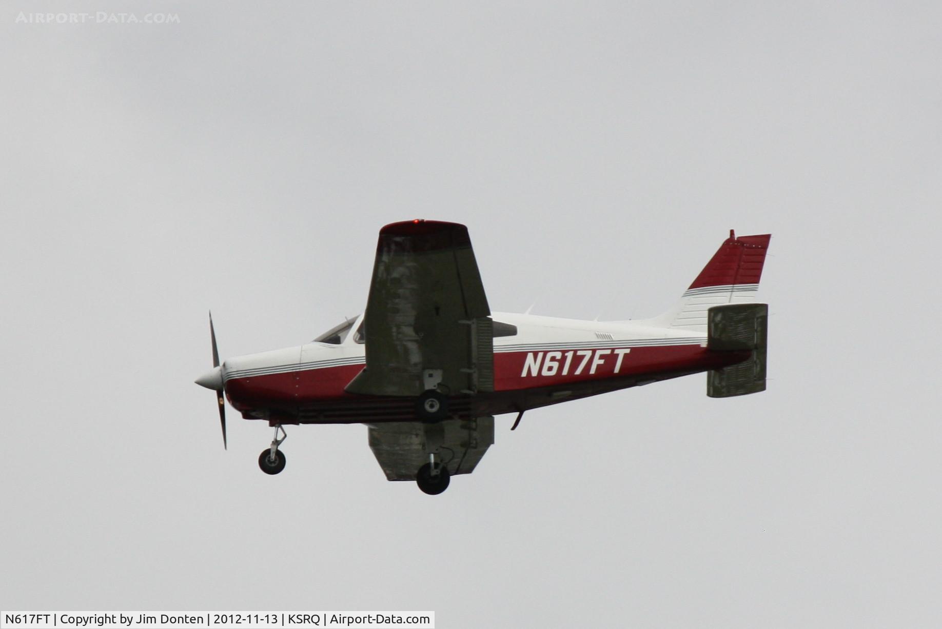 N617FT, 1983 Piper PA-28-161 C/N 28-8316090, Piper Cherokee (N617FT) arrives at Sarasota-Bradenton International Airport