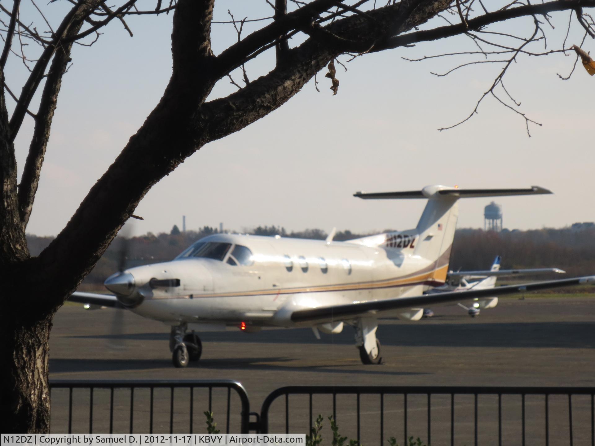 N12DZ, 2001 Pilatus PC-12/45 C/N 390, Pilatus PC-12 at Beverly Municipal Airport.