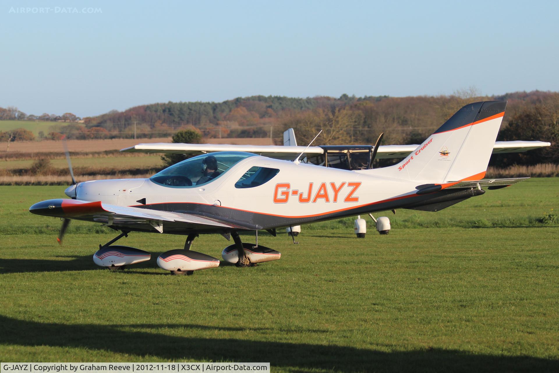 G-JAYZ, 2011 CZAW SportCruiser C/N PFA 338-14670, about to depart from Northrepps.