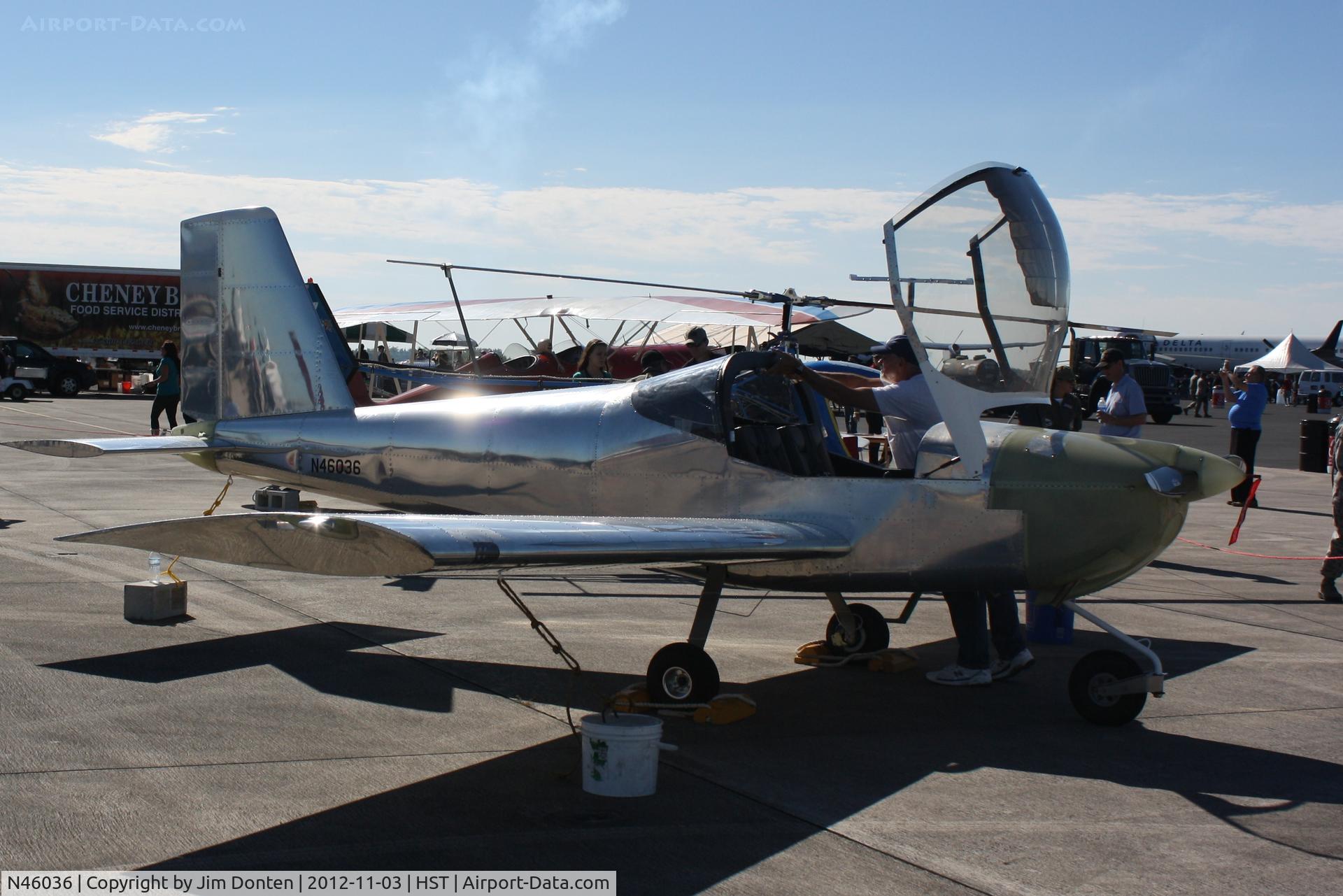 N46036, 2011 Vans RV-12 C/N 120271, Vans RV-12 (N46036) on static display at Wings over Homestead