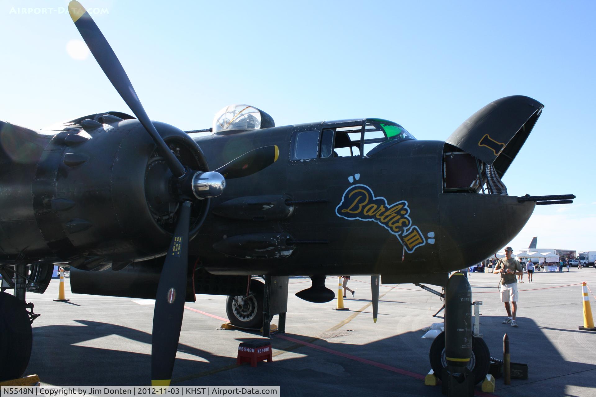 N5548N, 1943 North American B-25H Mitchell C/N 98-21107, B-25 Mitchell 
