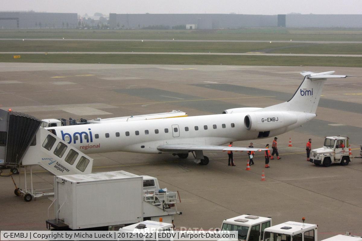 G-EMBJ, 1999 Embraer ERJ-145EU (EMB-145EU) C/N 145134, At Hanover