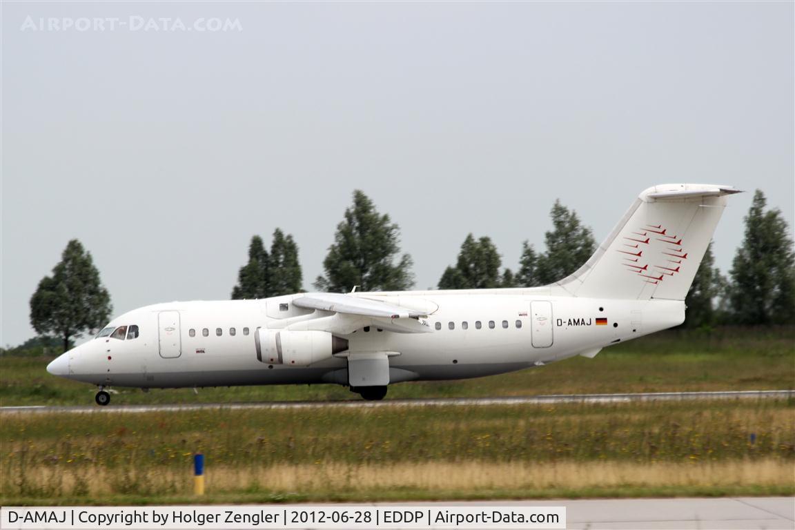 D-AMAJ, 1984 British Aerospace BAe.146-200A C/N E2028, 28 years old aircraft on rwy 26L,,,,