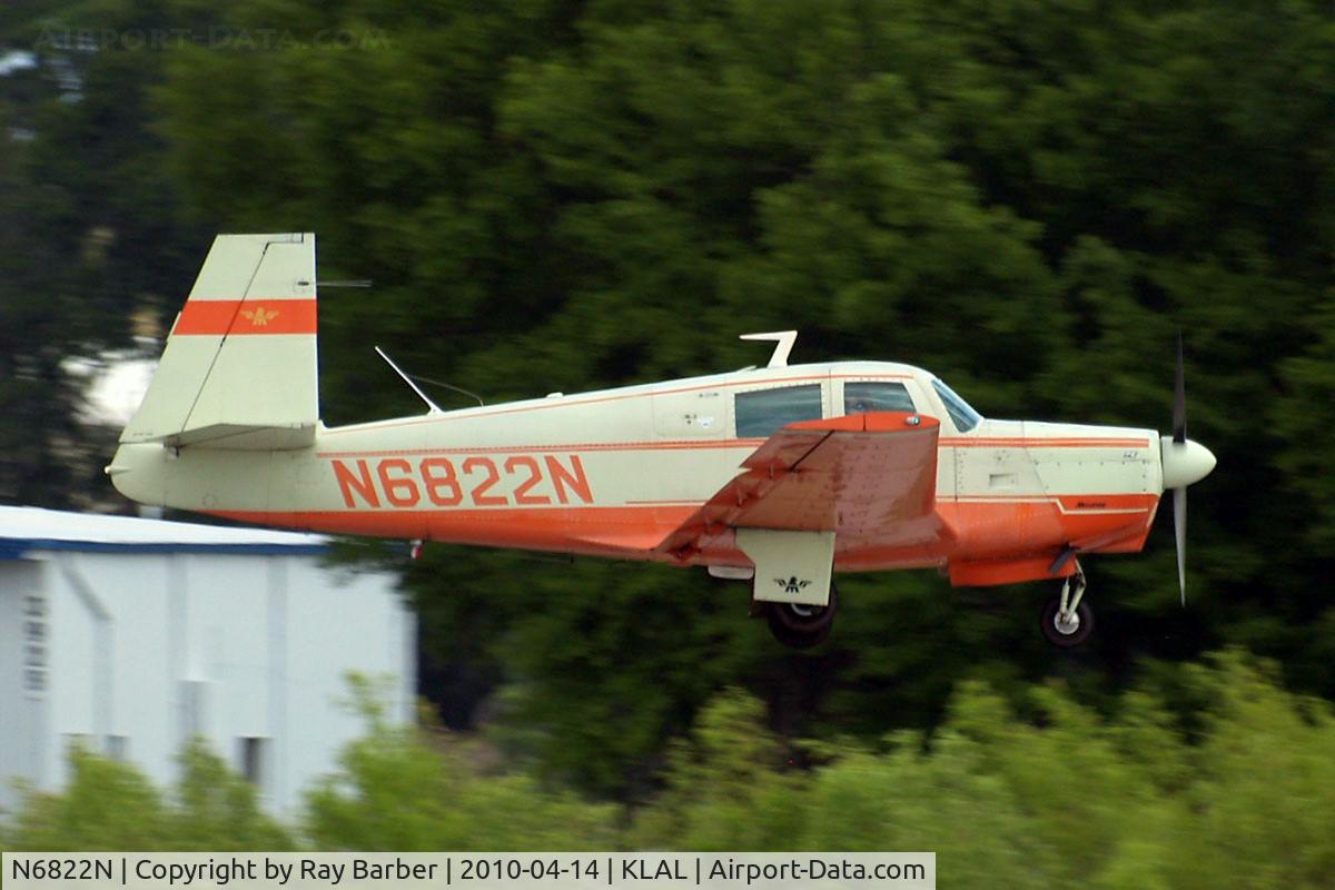 N6822N, 1968 Mooney M20C Ranger C/N 680116, Mooney M.20C Ranger [680116] Lakeland-Linder~N 14/04/2010