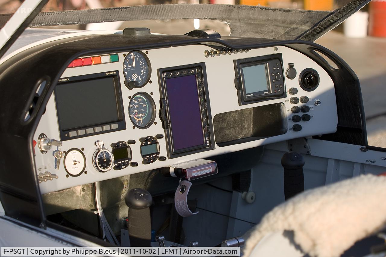 F-PSGT, 2009 Dyn'Aero MCR M C/N 372, Seriously equipped isn't it. Two GPS's among other things. Bear in mind this is a kit plane assembled by the proud owner.