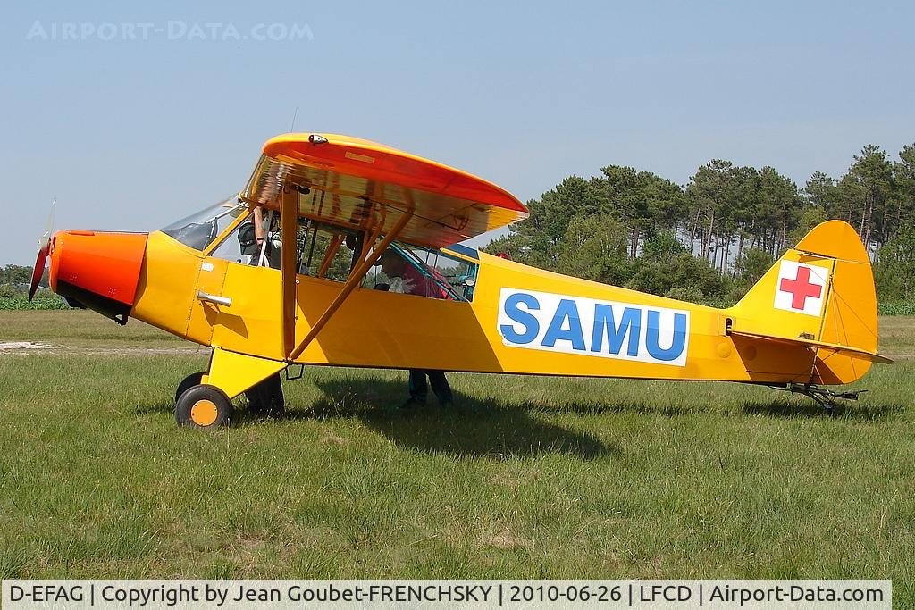 D-EFAG, 1952 Piper L-18C Super Cub C/N 18-1543, ulm SAMU