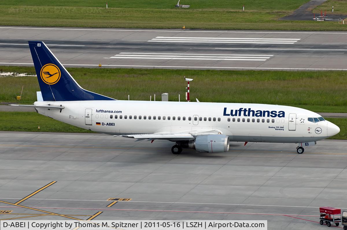 D-ABEI, 1991 Boeing 737-330 C/N 25359, Lufthansa D-ABEI named after the town of 