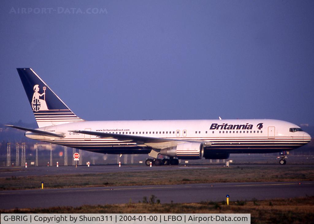 G-BRIG, 1990 Boeing 767-204/ER C/N 24757, Taxiing to the Terminal...