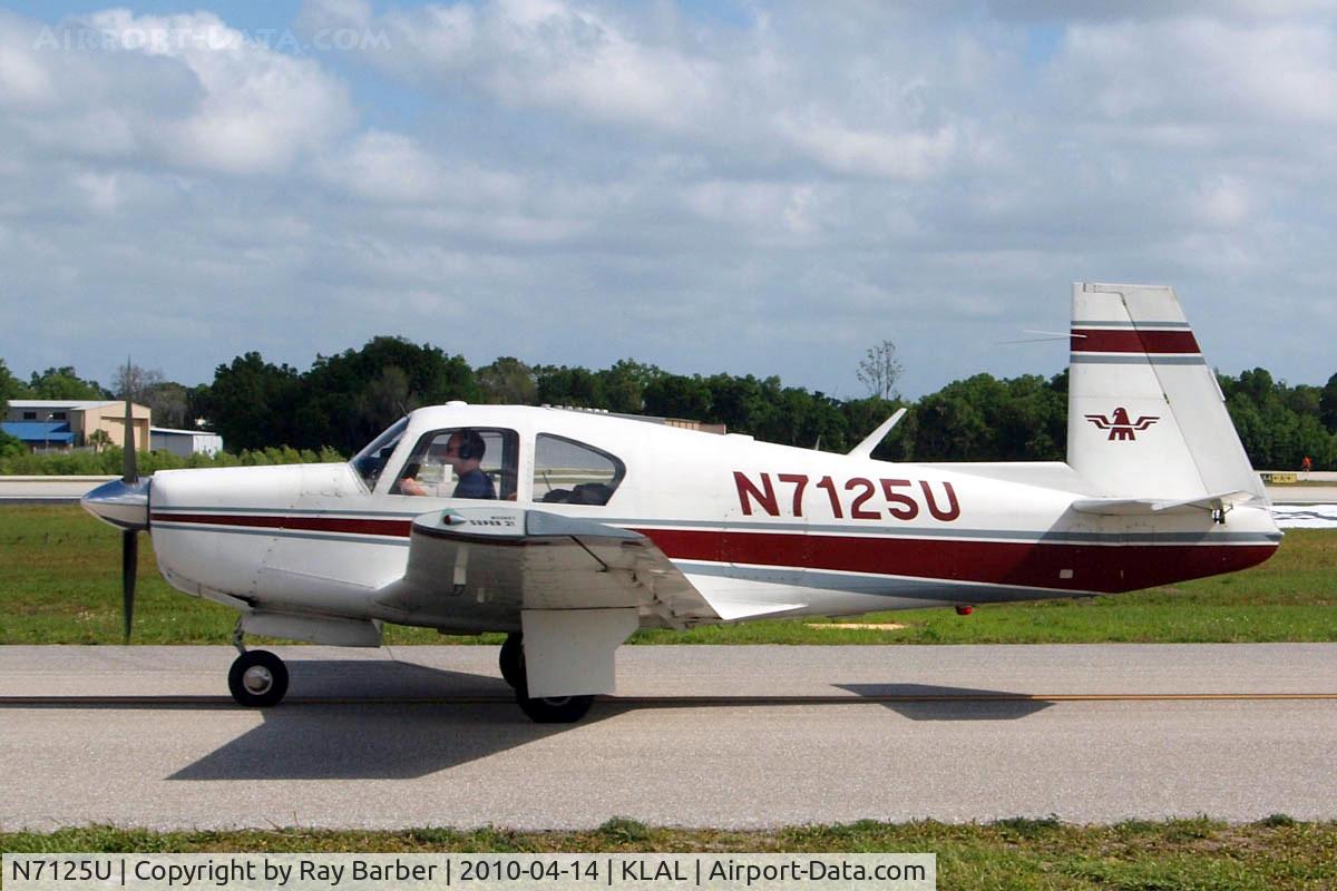 N7125U, 1964 Mooney M20E C/N 364, Mooney M.20E Super 21 [364] Lakeland-Linder~N 14/04/2010