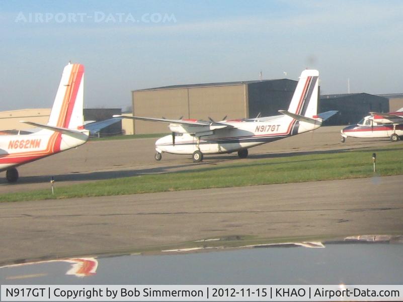 N917GT, Aero Commander 500-B C/N 500B-1137-77, On the ramp in Hamilton, Ohio