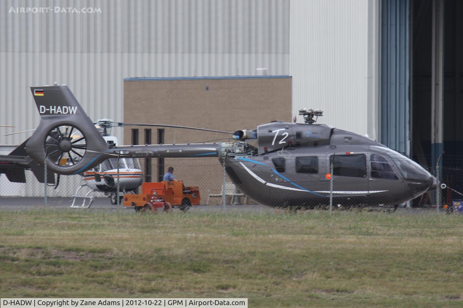 D-HADW, 2010 Eurocopter-Kawasaki EC-145T-2 (BK-117D-2) C/N 20002, At American Eurocopter - Grand Prairie, TX