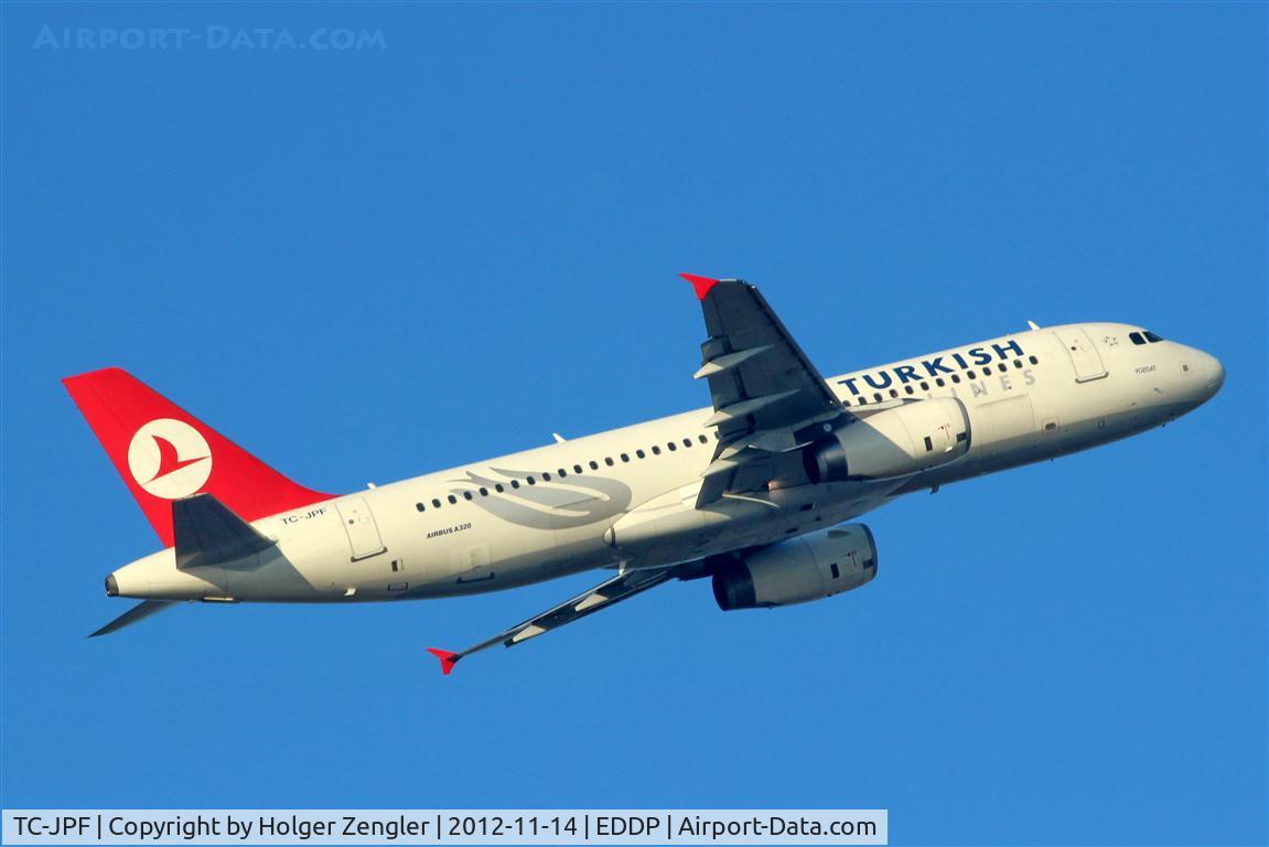 TC-JPF, 2006 Airbus A320-232 C/N 2984, In pretty blue sky up and away to IST.....