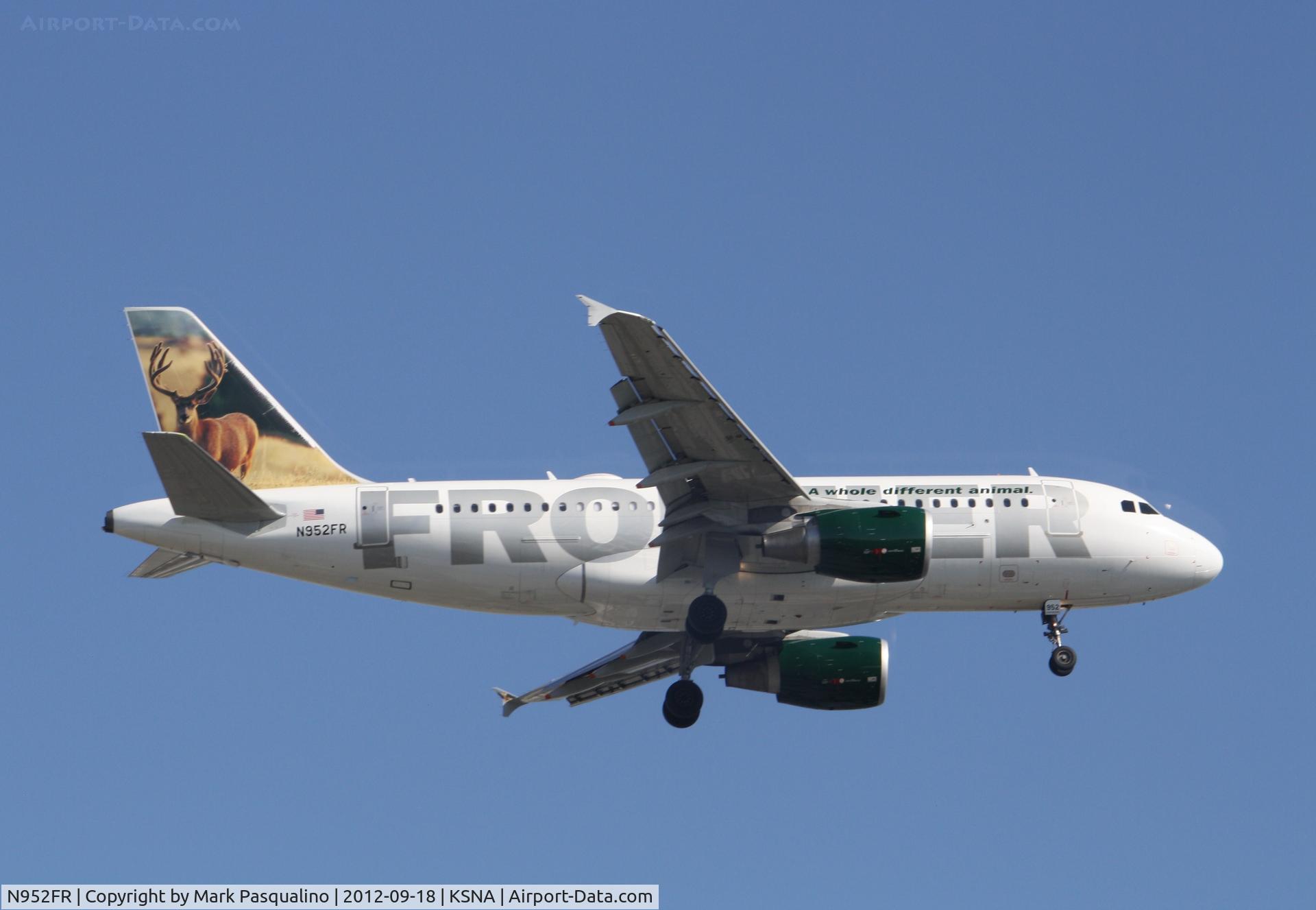 N952FR, 2010 Airbus A319-112 C/N 4204, Airbus A319