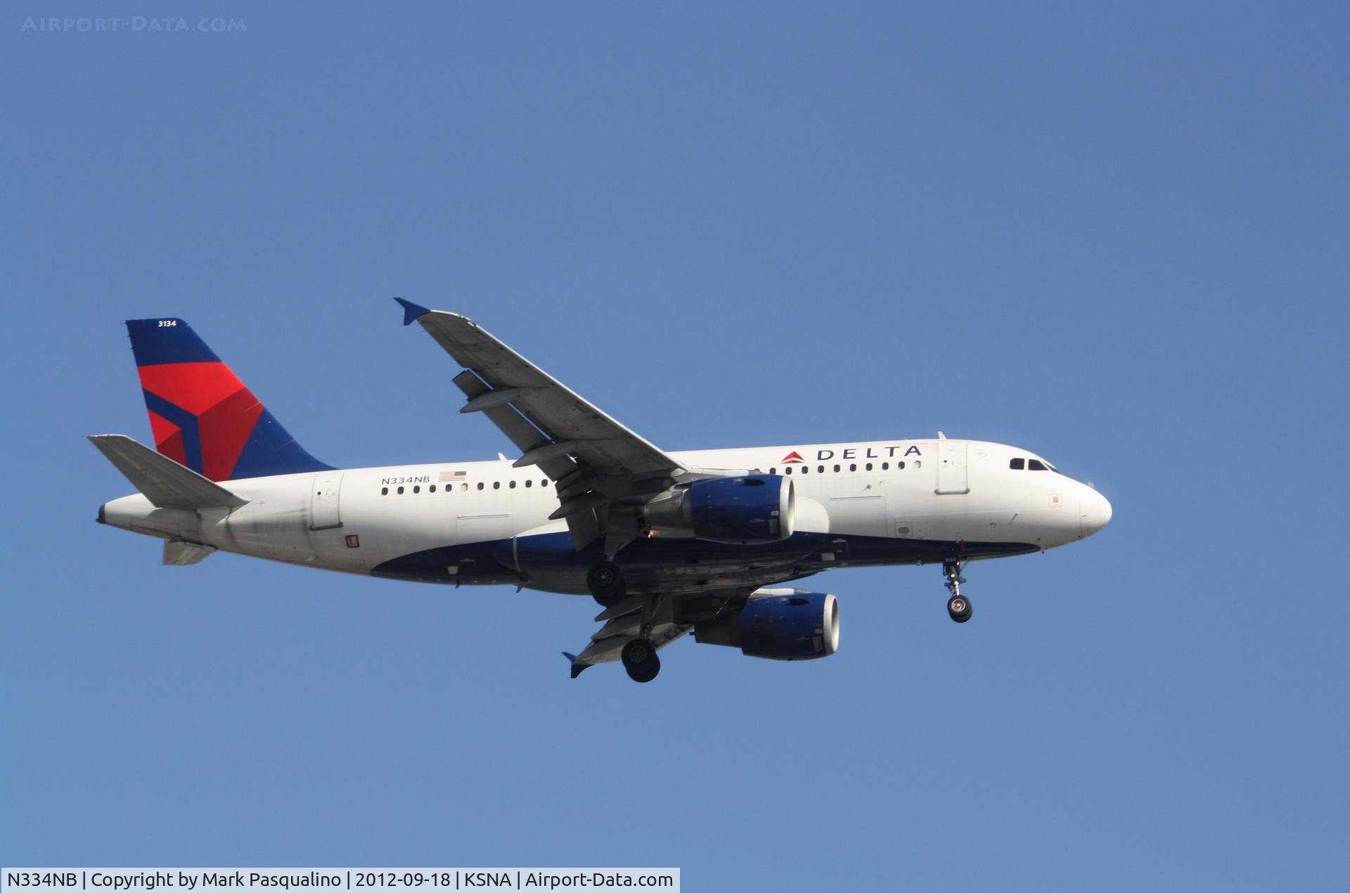 N334NB, 2002 Airbus A319-114 C/N 1659, Airbus A319