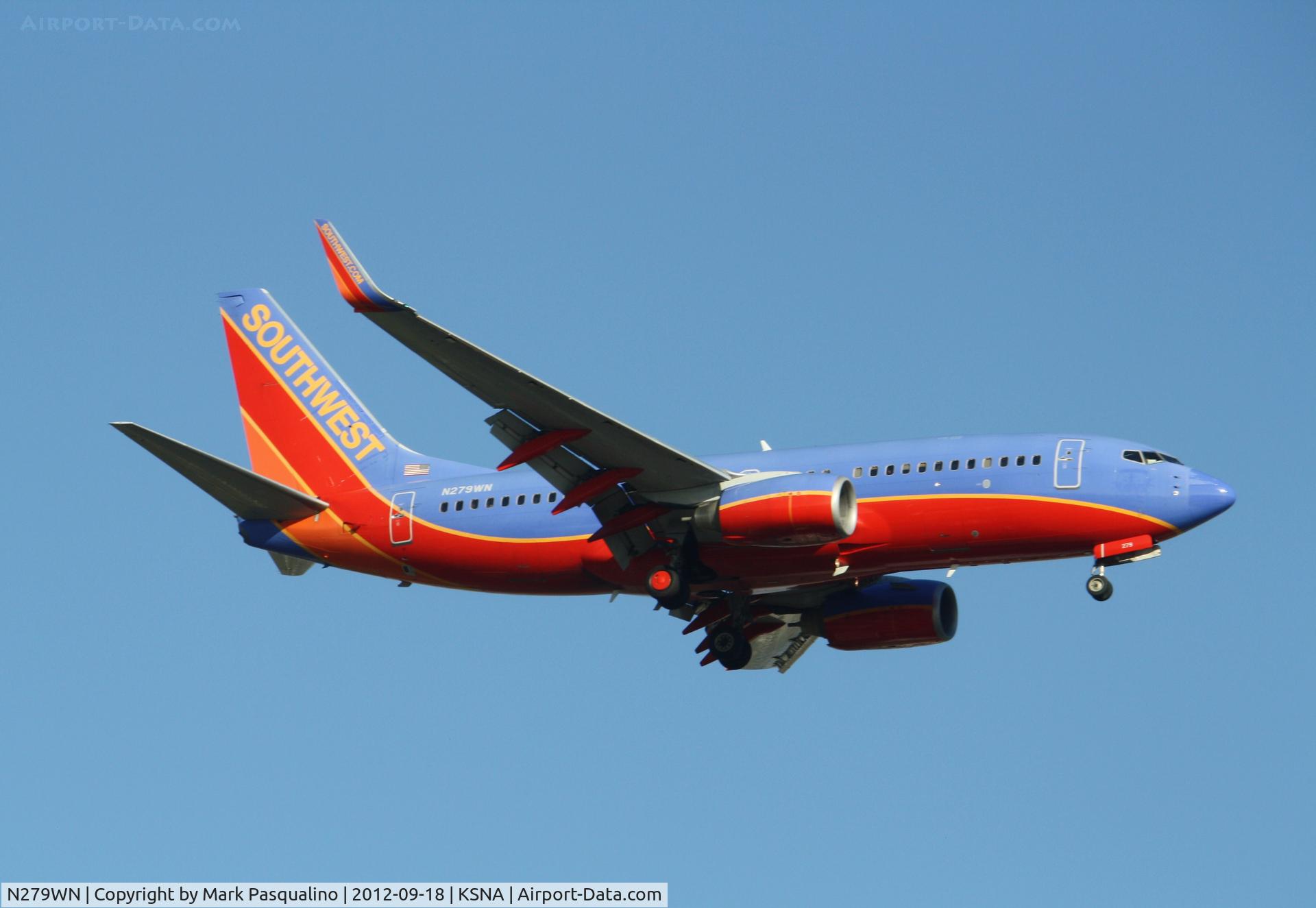 N279WN, 2007 Boeing 737-7H4 C/N 32532, Boeing 737-700