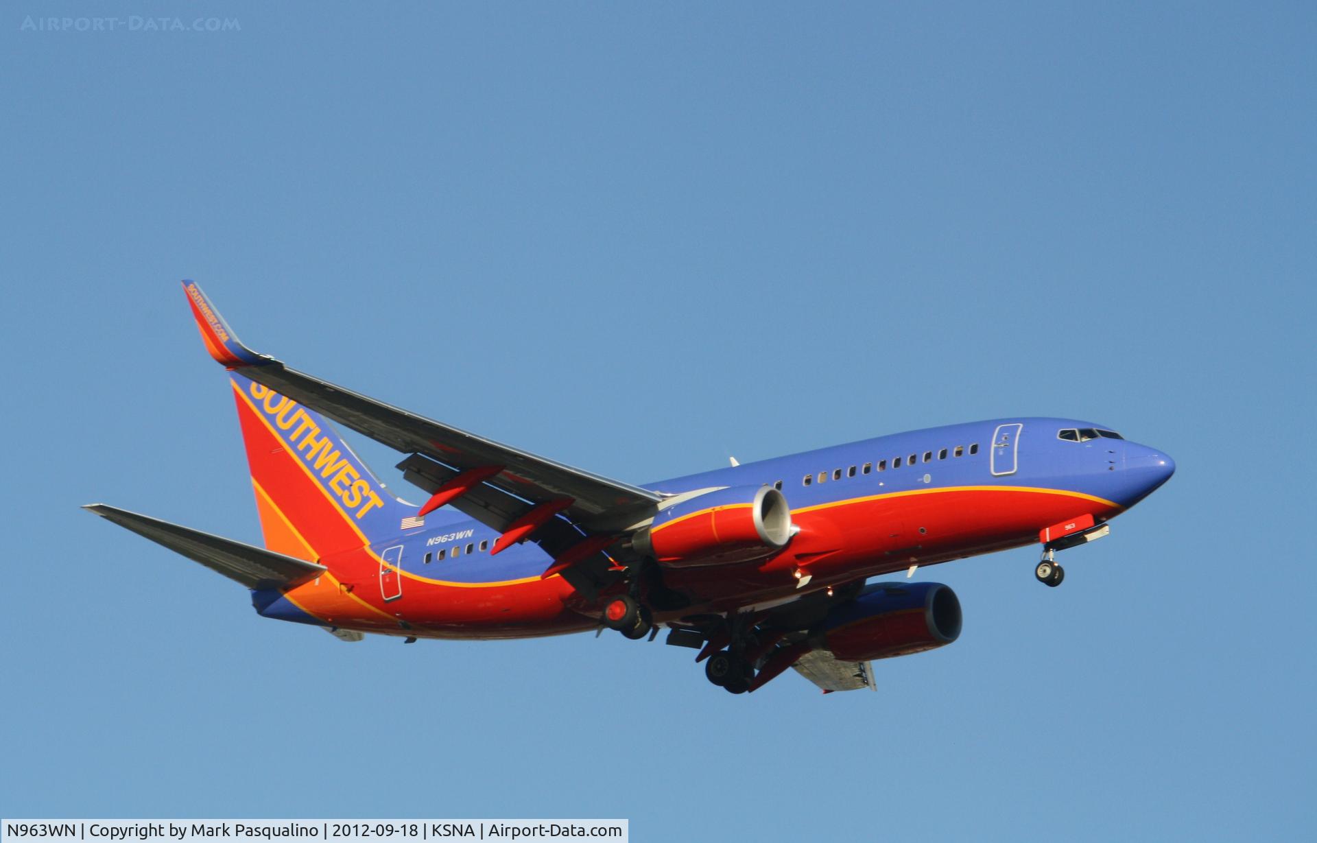 N963WN, 2011 Boeing 737-7H4 C/N 36676, Boeing 737-700