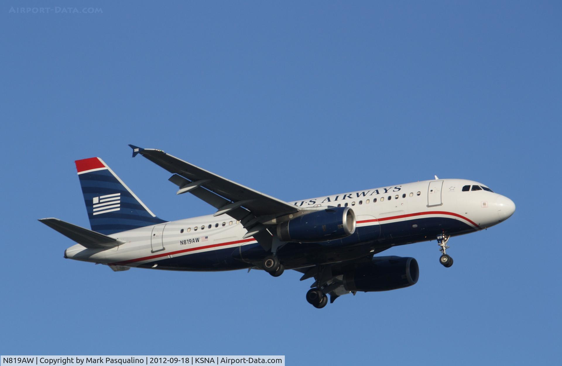 N819AW, 2000 Airbus A319-132 C/N 1395, Airbus A319