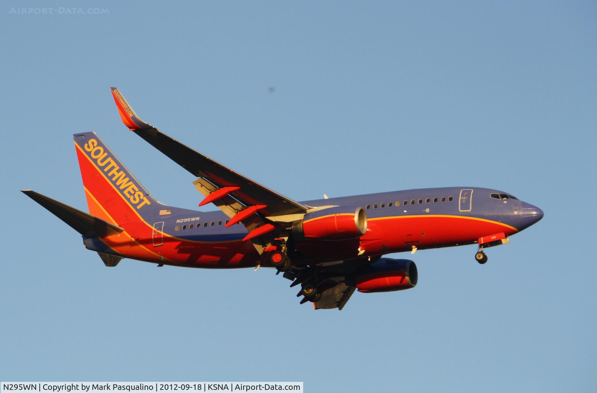 N295WN, 2007 Boeing 737-7H4 C/N 32541, Boeing 737-700