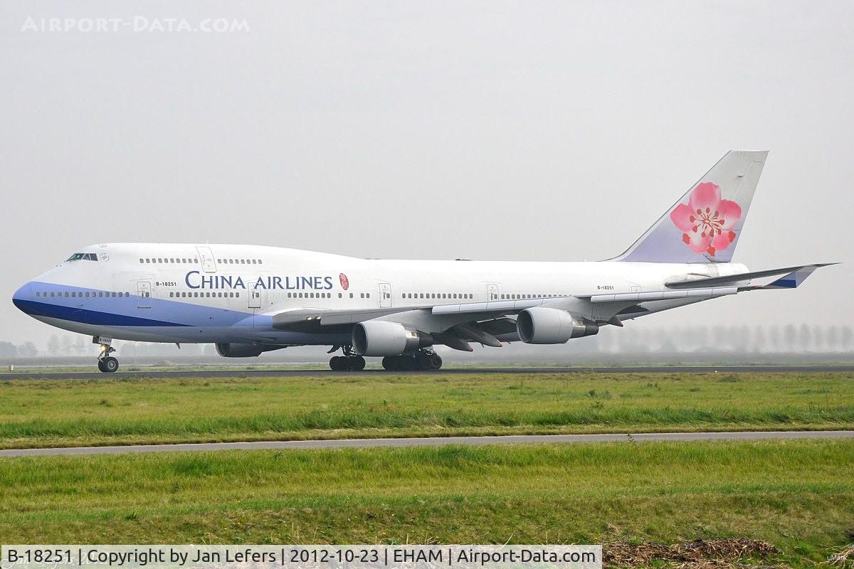 B-18251, 1995 Boeing 747-406 C/N 27965, China Airlines B747