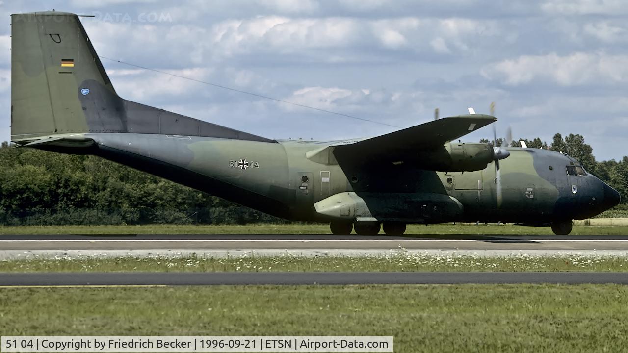 51 04, Transall C-160D C/N D141, backtrack at Fliegerhorst Neuburg