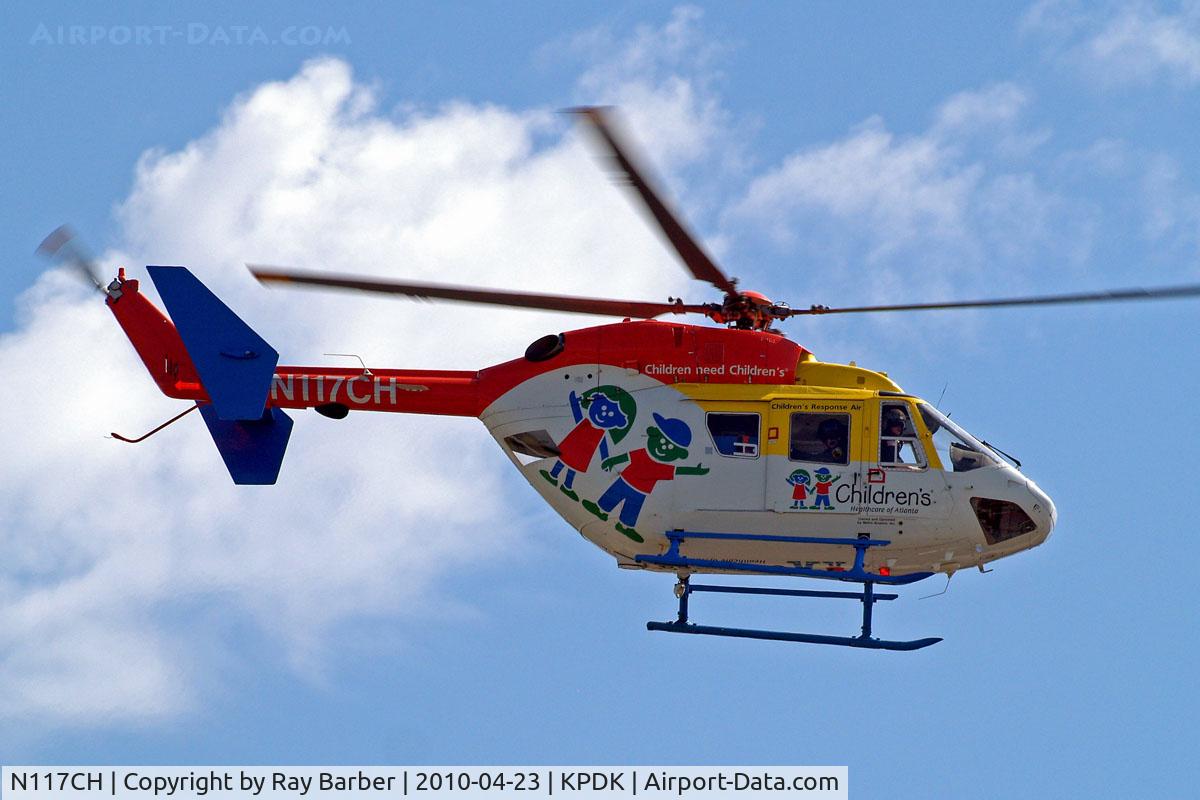 N117CH, 1987 Eurocopter-Kawasaki BK-117B-1 C/N 7123, MBB/Kawasaki BK.117A-4 [7123] Atlanta-Dekalb Peachtree~N  23/04/2010