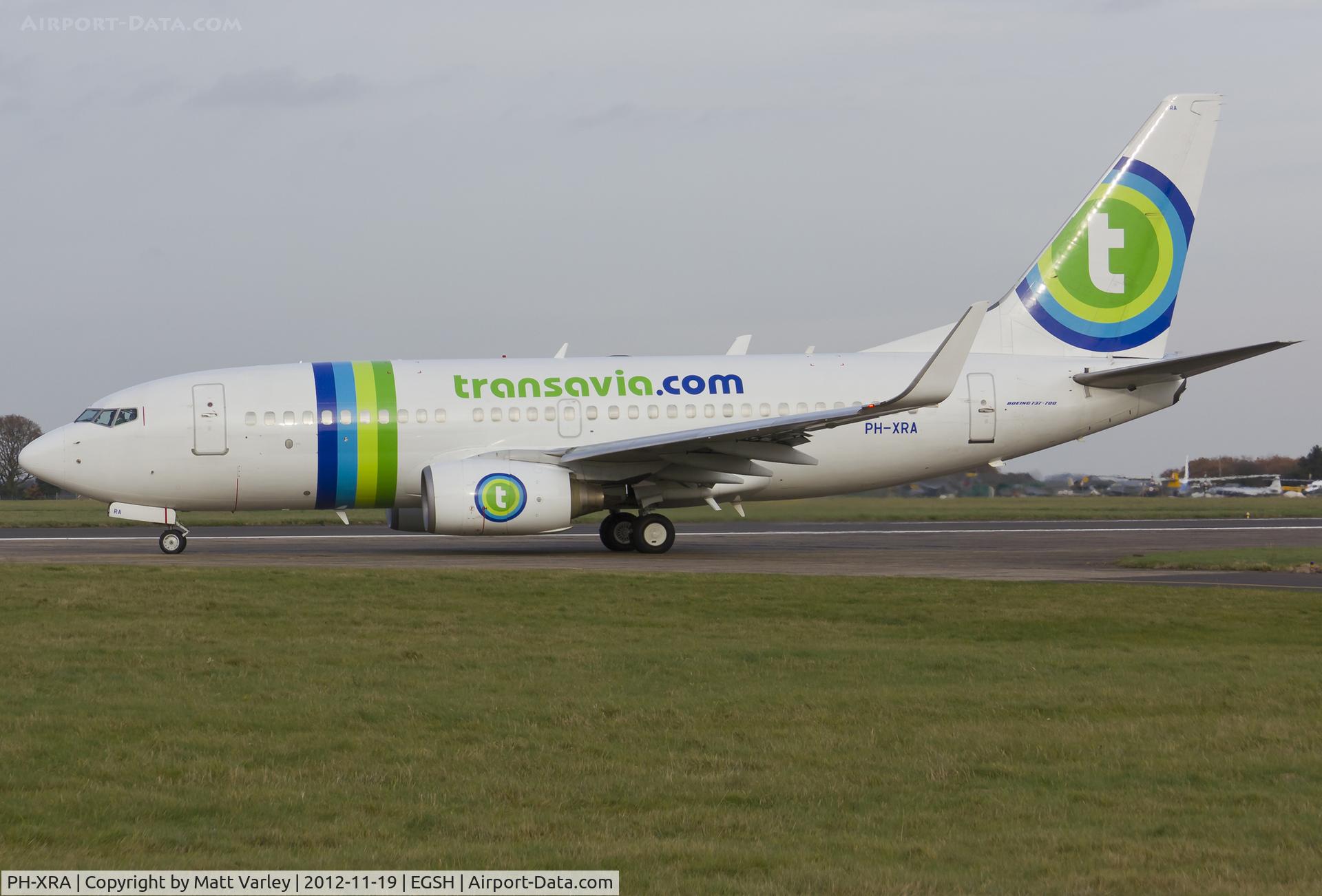 PH-XRA, 2001 Boeing 737-7K2 C/N 30784, Departing EGSH.