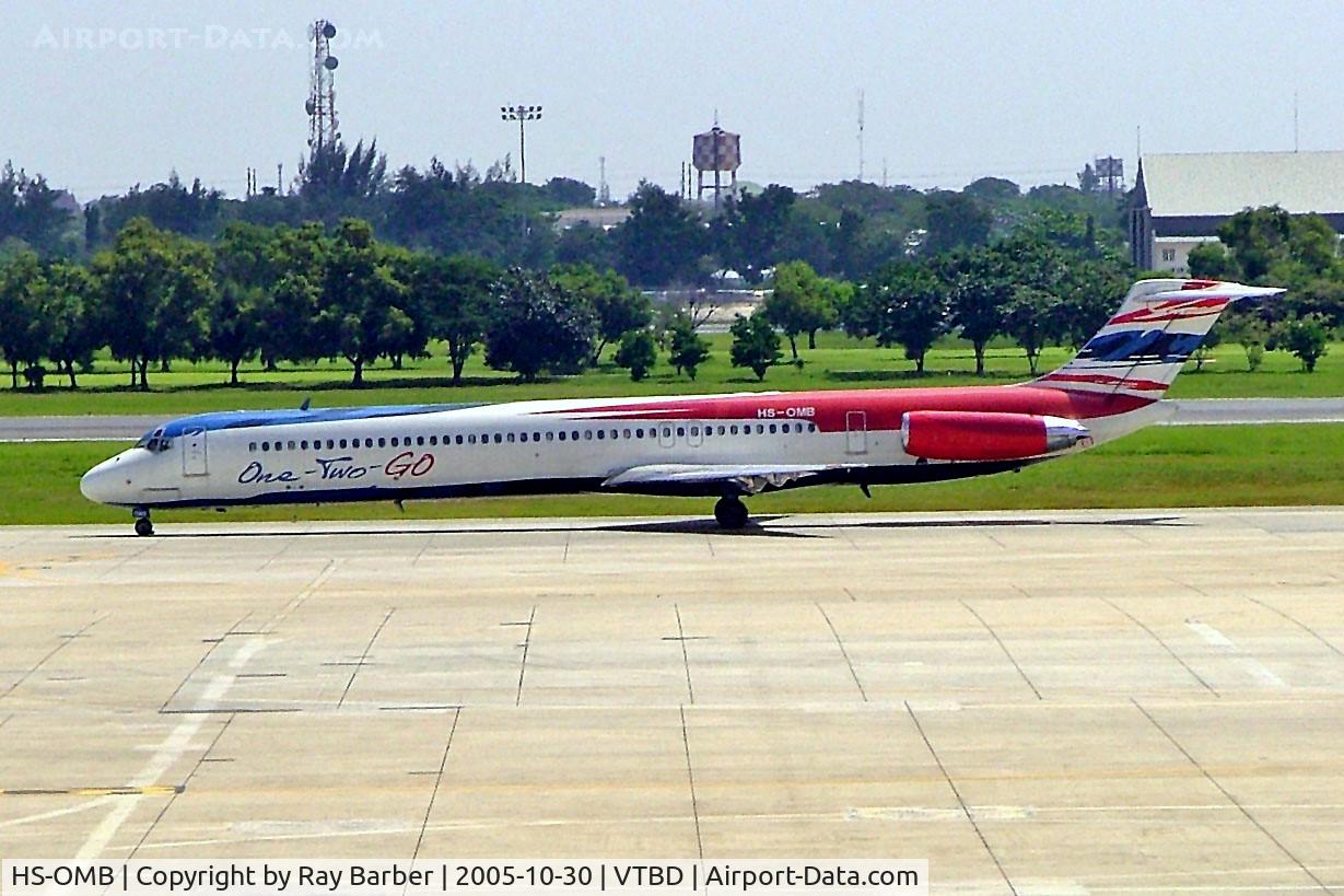 HS-OMB, 1986 McDonnell Douglas MD-82 (DC-9-82) C/N 49441, McDonnell Douglas MD-82 (DC-9-82) [49441] (Orient Thai Airlines) Bangkok-International~HS 30/10/2005