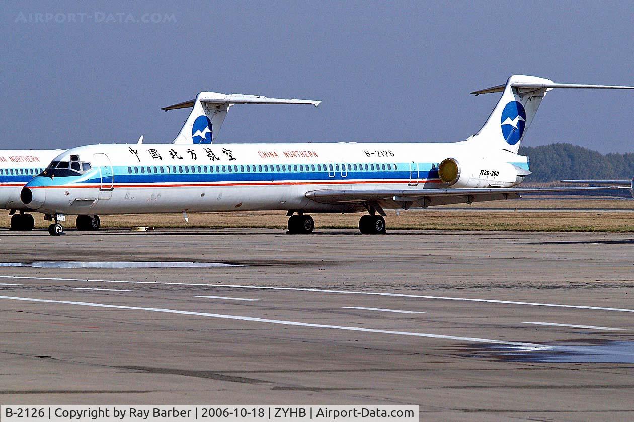 B-2126, 1989 McDonnell Douglas MD-82 (DC-9-82) C/N 49510, McDonnell Douglas MD-82 (DC-9-82) [49510] (China Northern Airlines) Harbin-Taiping~B 18/10/2006.