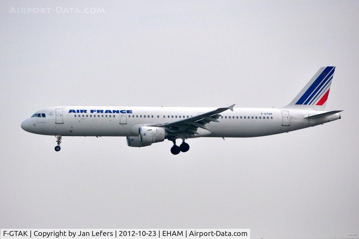 F-GTAK, 2001 Airbus A321-211 C/N 1658, Air France