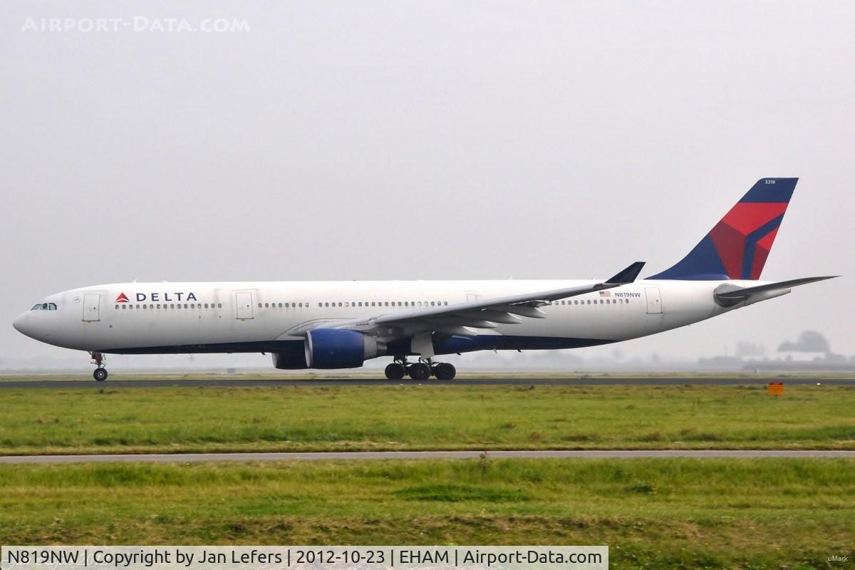 N819NW, 2007 Airbus A330-323 C/N 0858, Delta Airbus