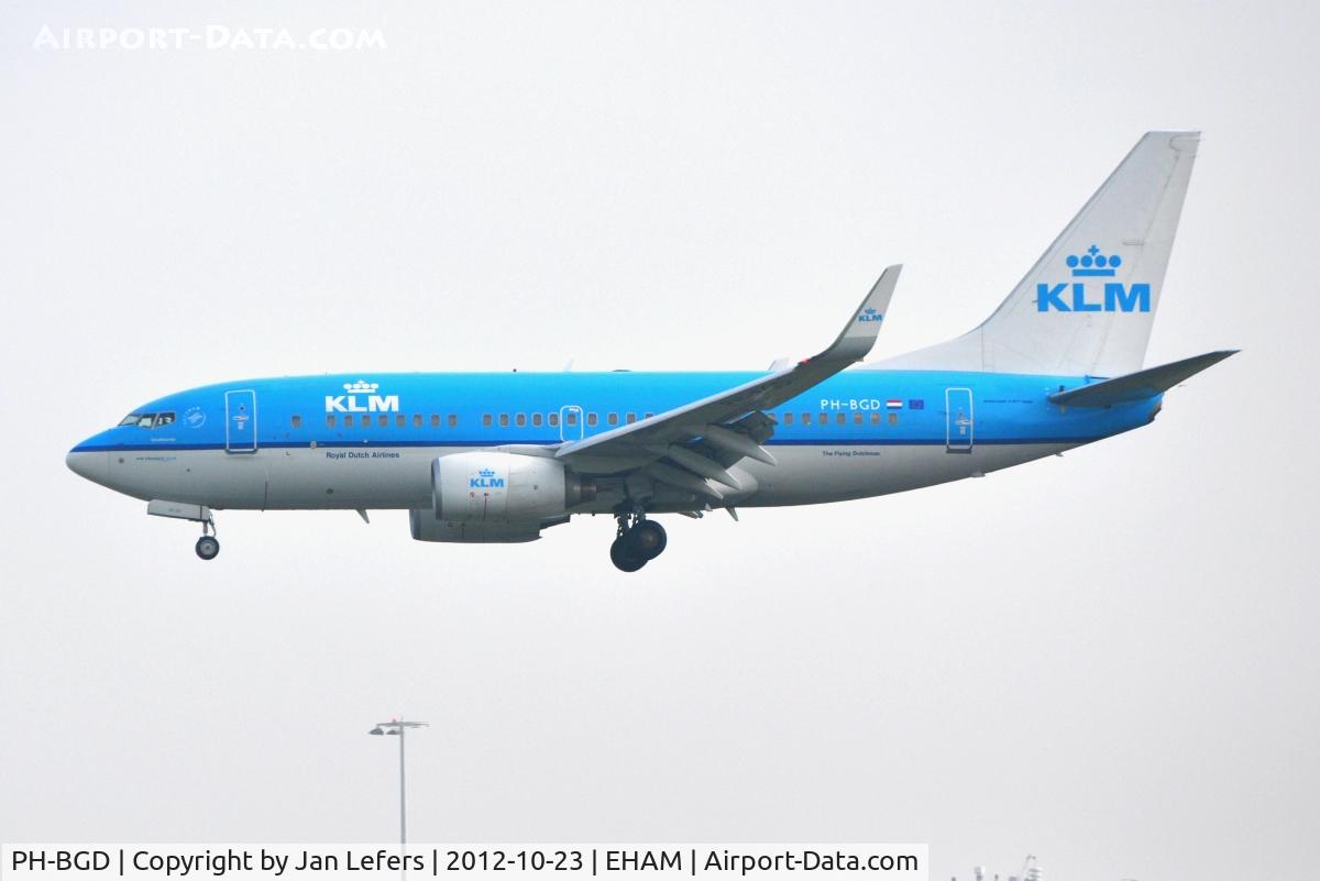 PH-BGD, 2008 Boeing 737-7K2 C/N 30366, KLM Boeing