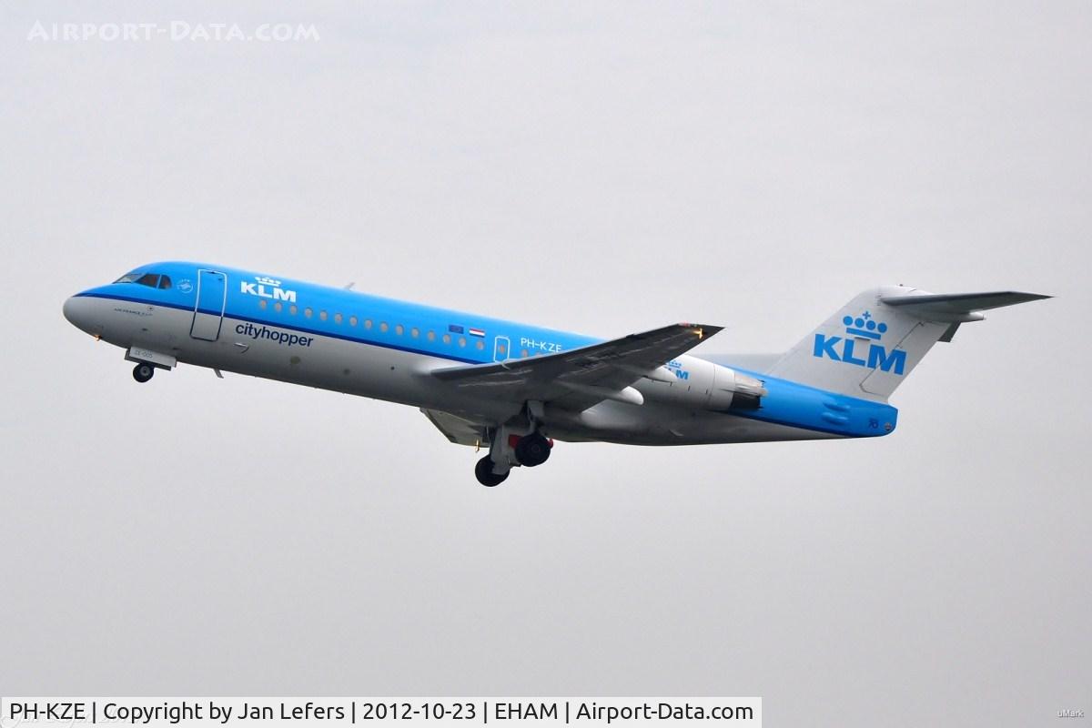 PH-KZE, 1996 Fokker 70 (F-28-0070) C/N 11576, KLM Fokker
