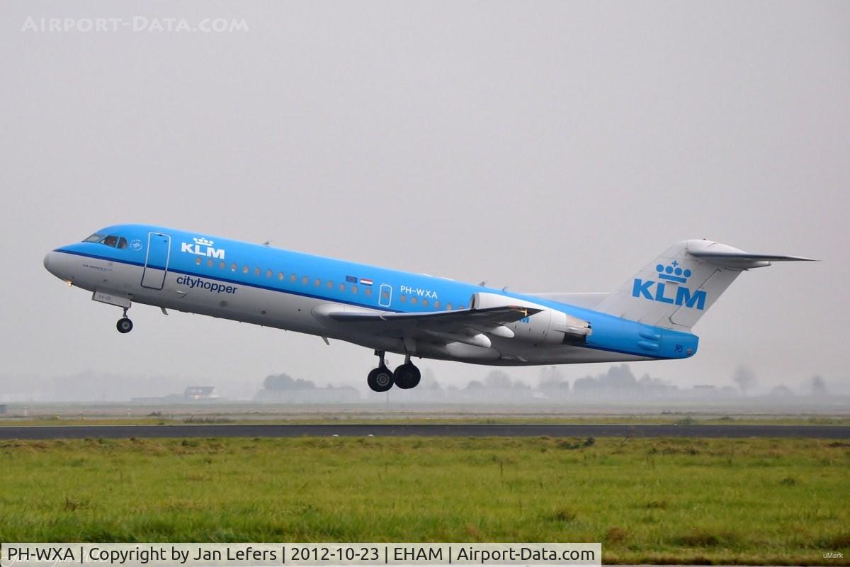 PH-WXA, 1996 Fokker 70 (F-28-0070) C/N 11570, KLM Fokker