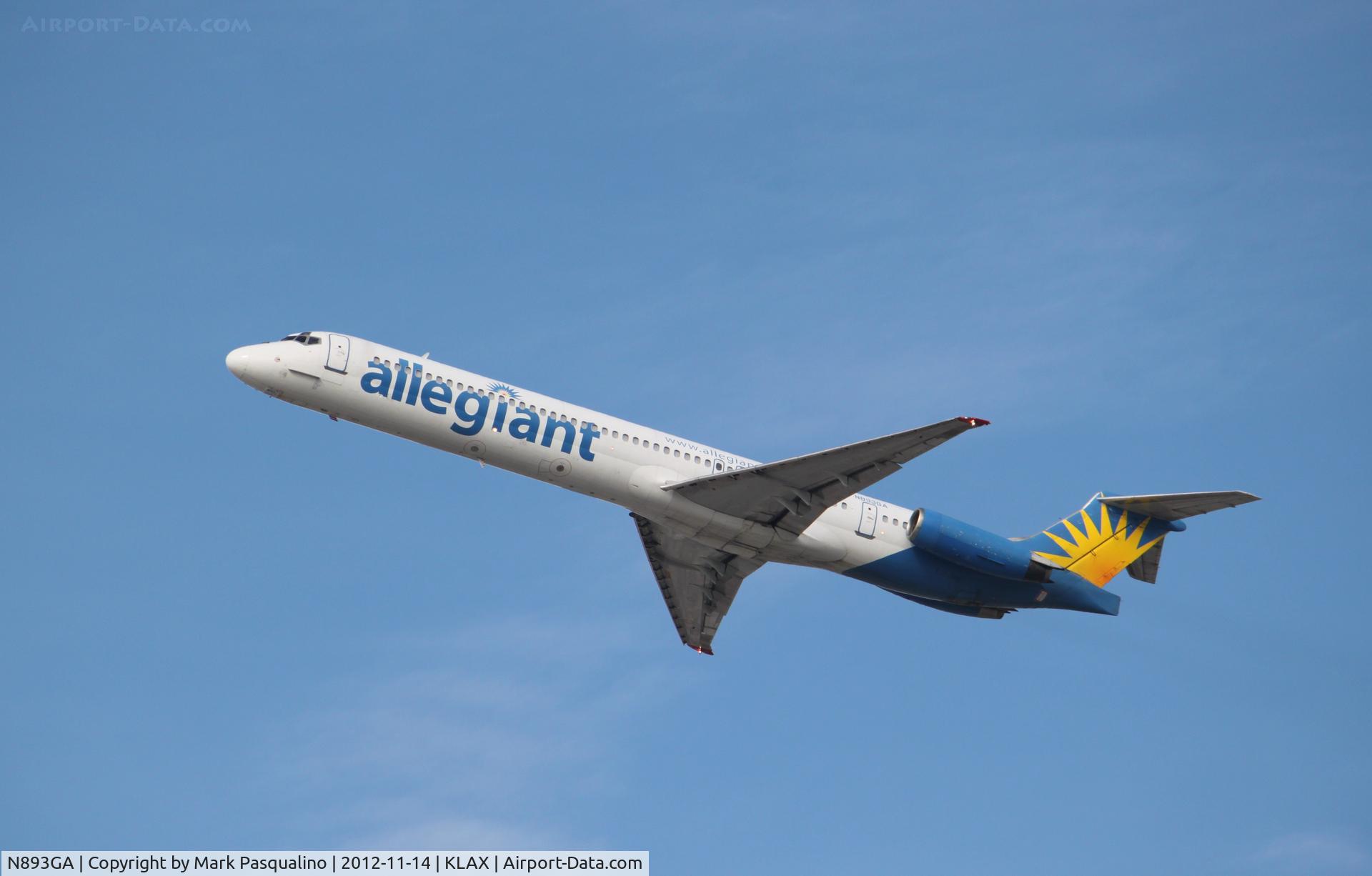 N893GA, 1990 McDonnell Douglas MD-83 (DC-9-83) C/N 53051, MD-83
