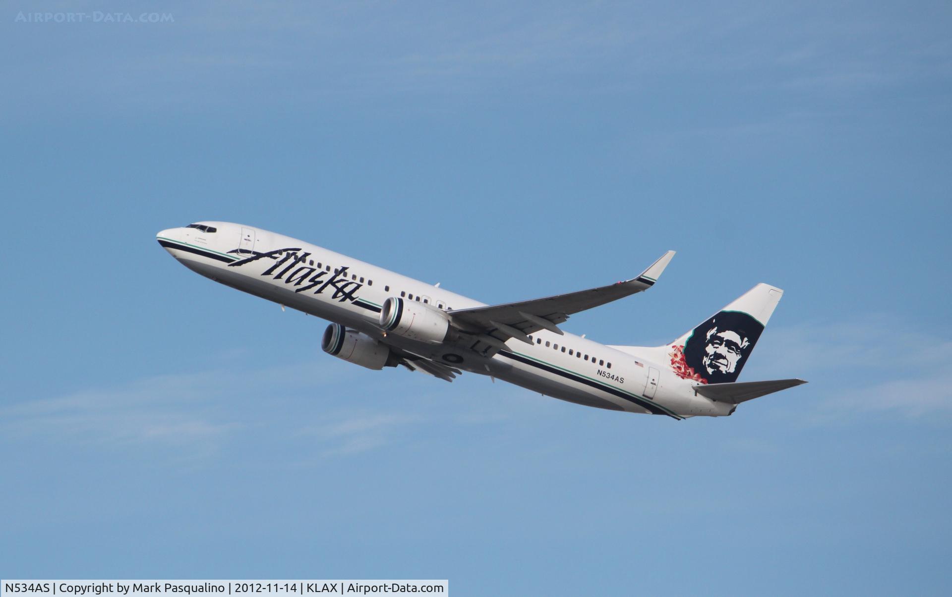 N534AS, 2011 Boeing 737-890 C/N 35202, Boeing 737-800