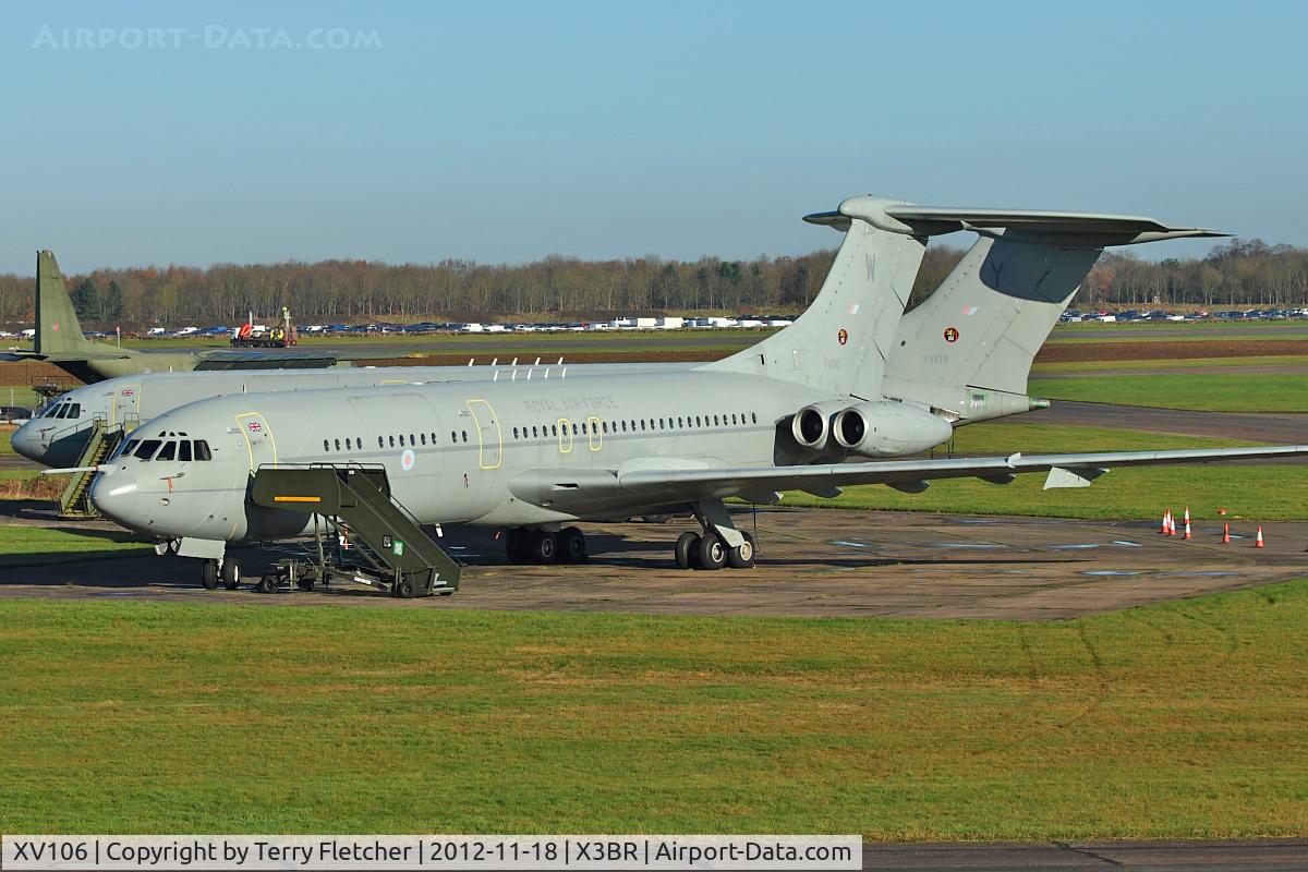 XV106, 1967 Vickers VC10 C.1K C/N 836, 1967 Vickers VC10 C.1K, c/n: 836 at Bruntingthorpe