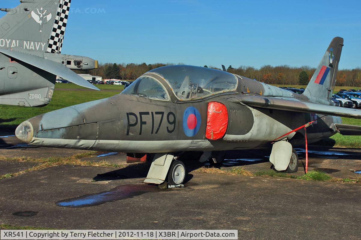 XR541, 1963 Hawker Siddeley Gnat T.1 C/N FL552, XR541 (PF179), 1963 Folland Gnat T.1, c/n: FL552 at Bruntingthorpe