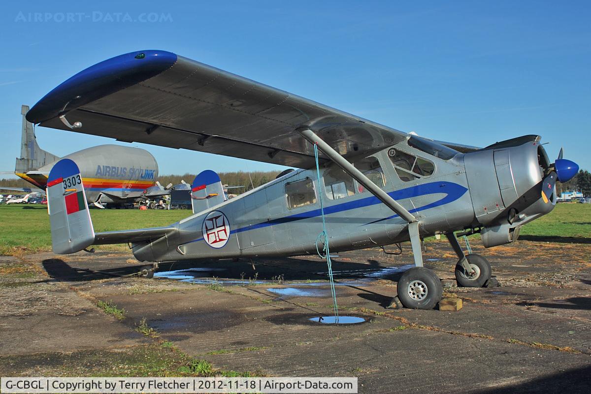 G-CBGL, 1956 Max Holste MH-1521C Broussard C/N 19, G-CBGL (3303), 1956 Max Holste MH.1521C Broussard, c/n: 19 outside Beech Restorations at Bruntingthorpe