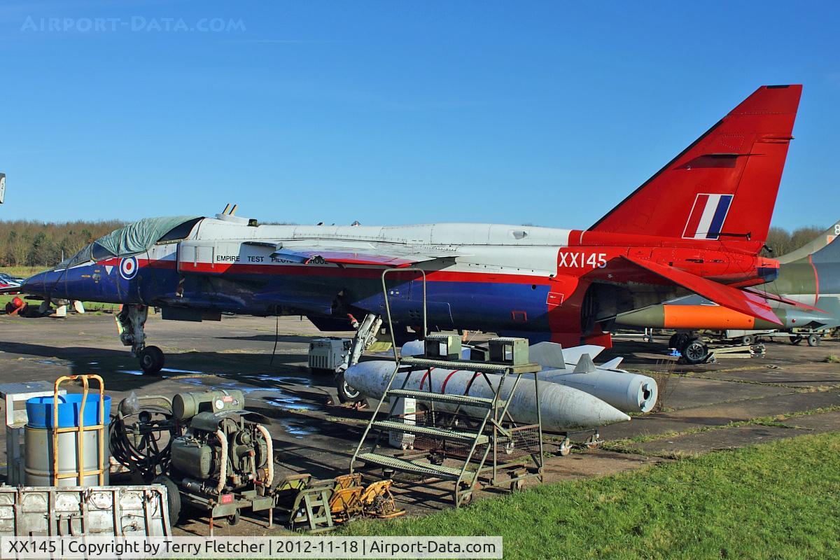 XX145, 1975 Sepecat Jaguar T.2A C/N B.10, Sepecat Jaguar T.2A, c/n: B.10 at Bruntingthorpe