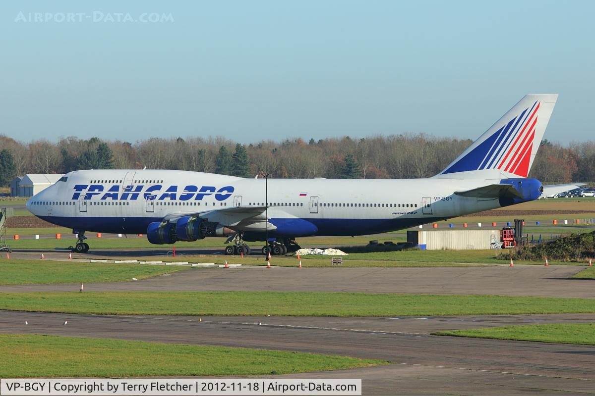 VP-BGY, 1987 Boeing 747-346 C/N 23640, Boeing 747-346, c/n: 23640 at Bruntingthorpe