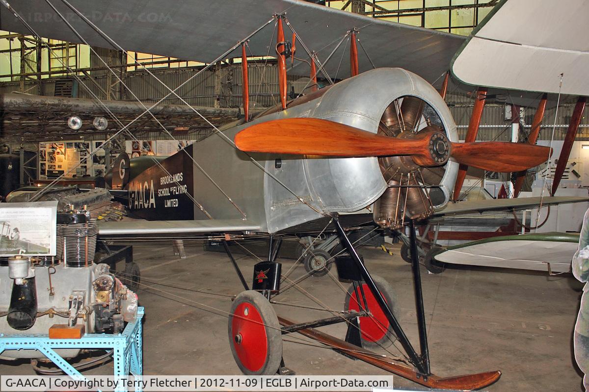 G-AACA, Avro 504K Replica C/N BAPC.177, G-AACA (G1381), Avro 504K Replica, c/n: BAPC.177 at Brooklands Museum