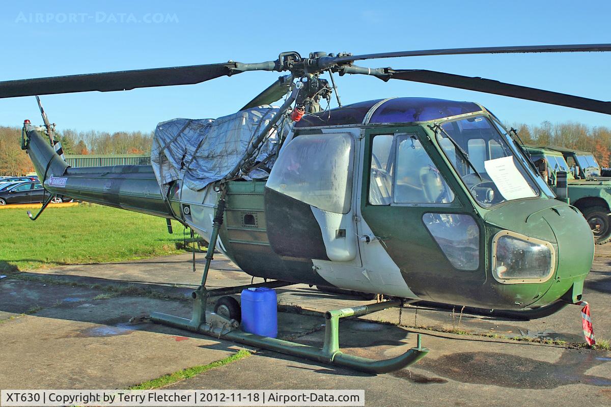 XT630, 1966 Westland Scout AH.1 C/N F9636, 1966 Westland Scout AH.1, c/n: F9639 at Bruntingthorpe