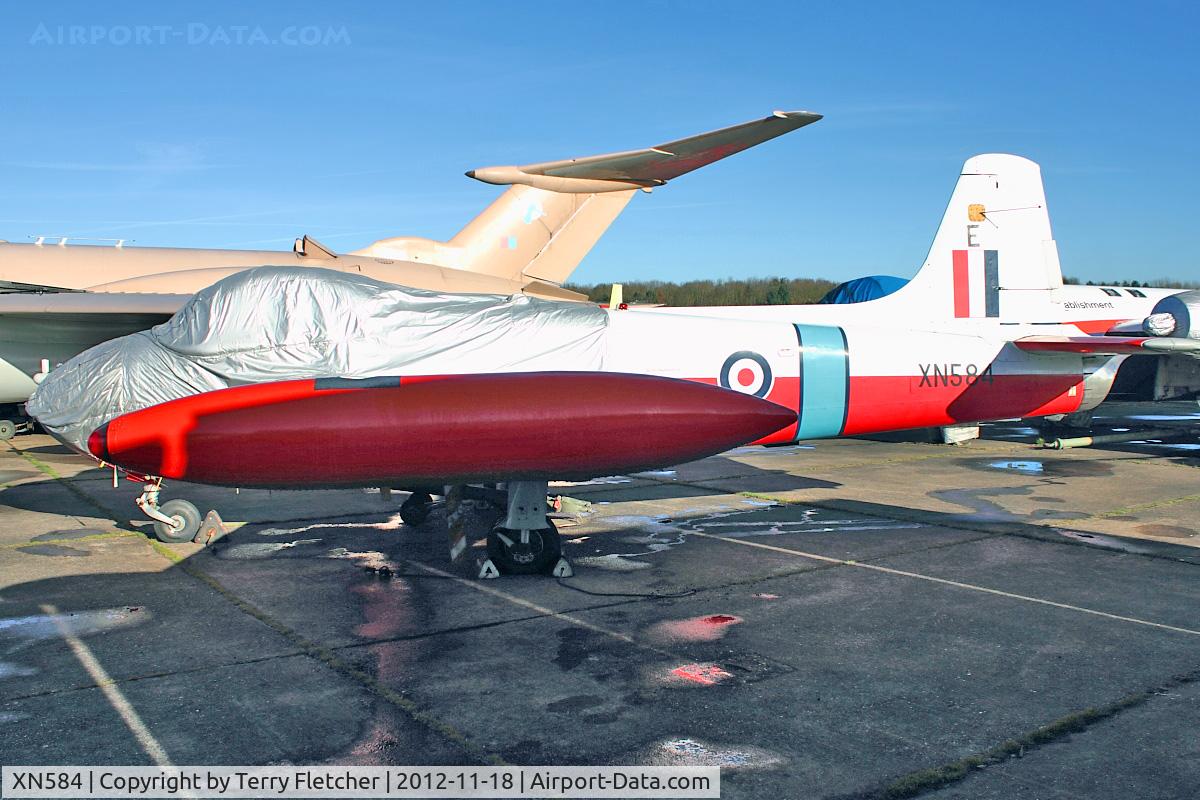 XN584, 1961 Hunting P-84 Jet Provost T.3A C/N PAC/W/11826, 1961 Hunting P-84 Jet Provost T.3A, c/n: PAC/W/11826 at Bruntingthorpe