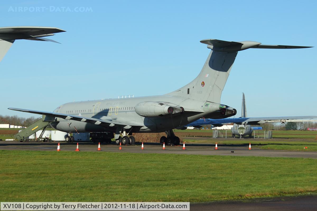 XV108, 1968 Vickers VC10 C.1K C/N 838, 1968 Vickers VC10 C.1K, c/n: 838 at Bruntingthorpe