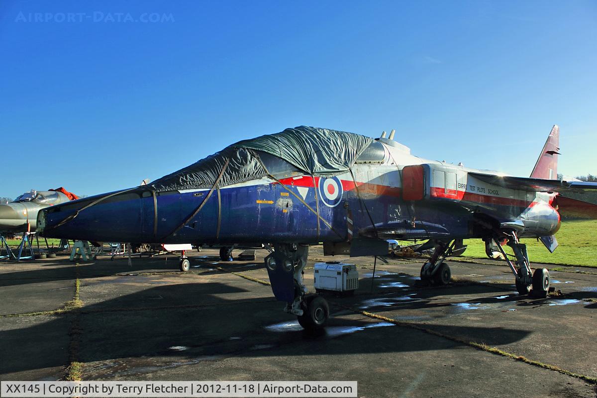 XX145, 1975 Sepecat Jaguar T.2A C/N B.10, Sepecat Jaguar T.2A, c/n: B.10 at Bruntingthorpe