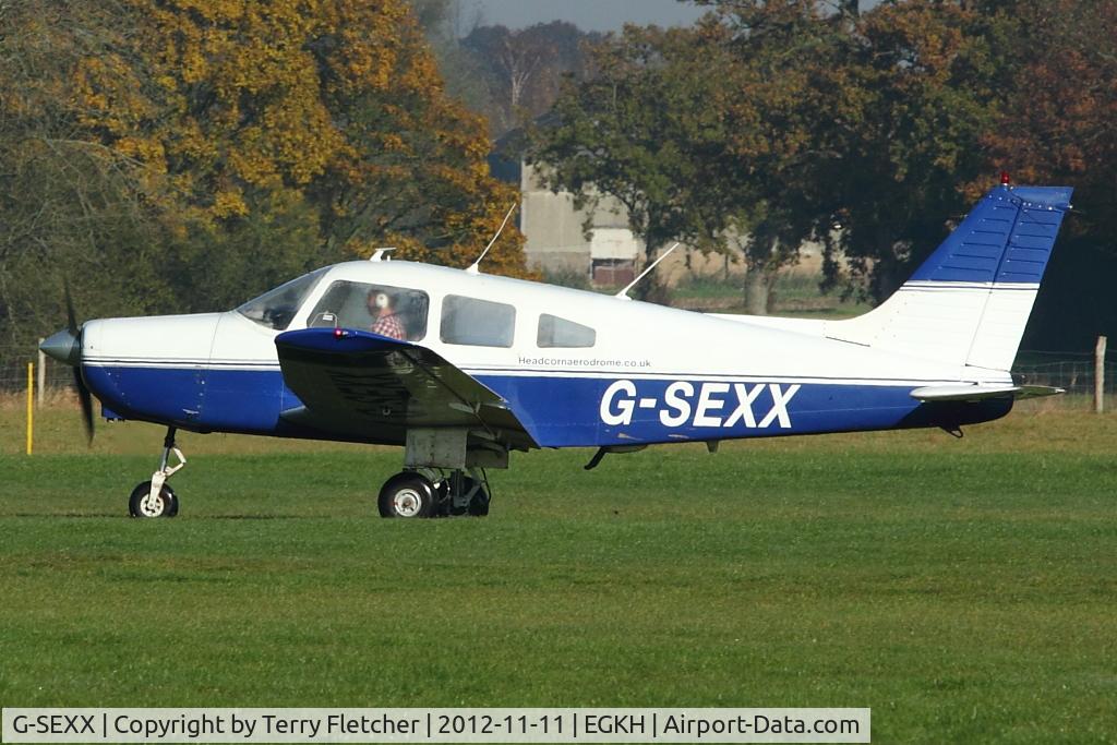 G-SEXX, 1978 Piper PA-28-161 Cherokee Warrior II C/N 28-7816196, 1978 Piper PA-28-161, c/n: 28-7816196 at Headcorn